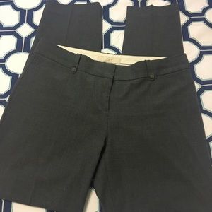 Grey loft slim cut pants
